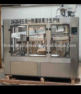 PET Bottle Washing Filling Capping 3 in 1 Production Line